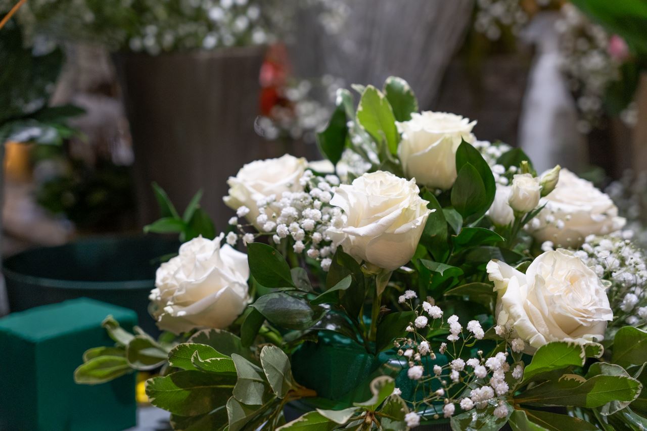 Bouquet de fleurs à Cognac